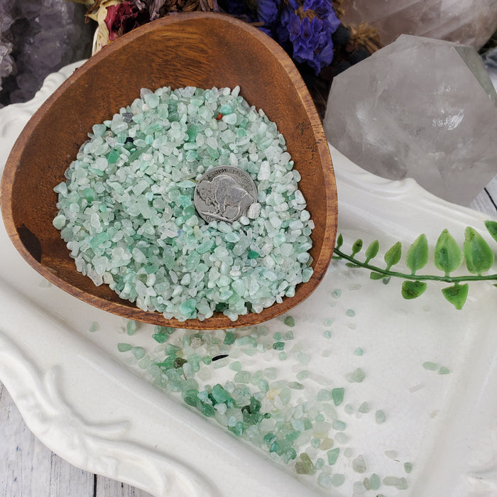 Aventurine Chips, 50 gram bags