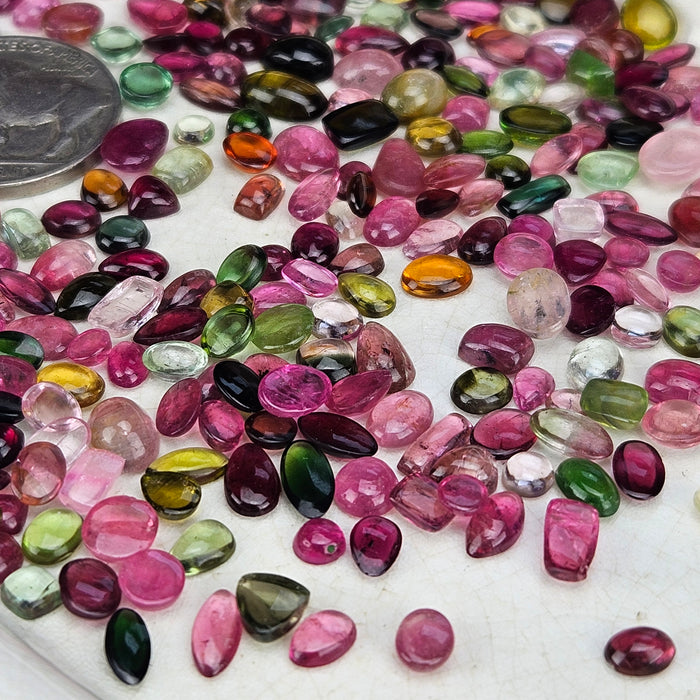 Tourmaline Cabochons, small