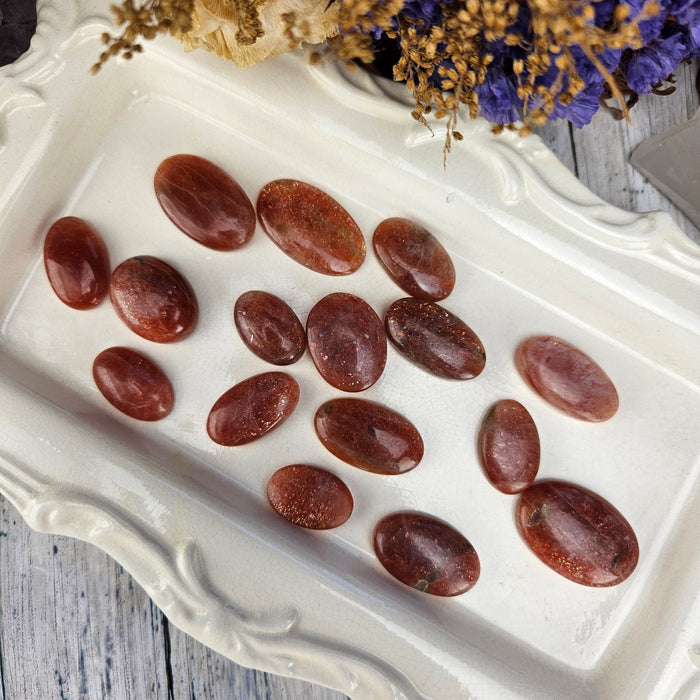 Sunstone Oval Cabochons