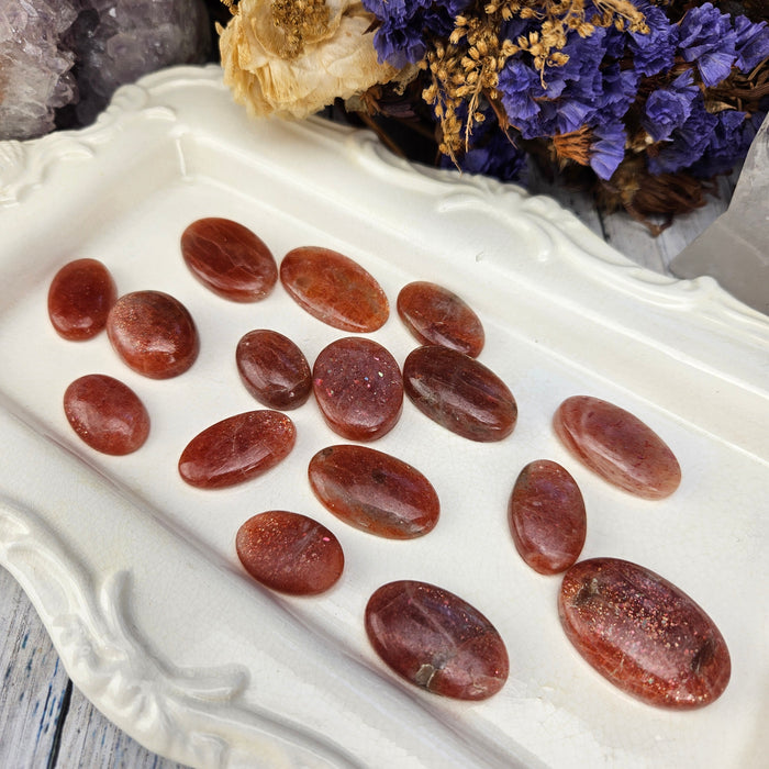 Sunstone Oval Cabochons