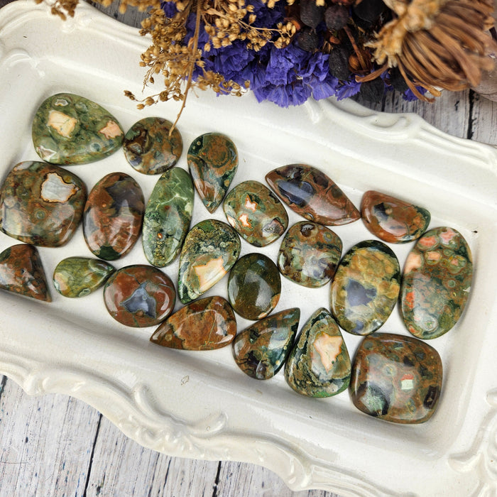 Rainforest Jasper Cabochons