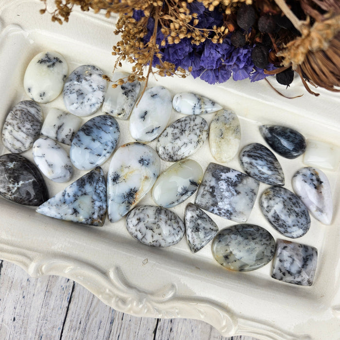 Dendritic Opal Cabochons