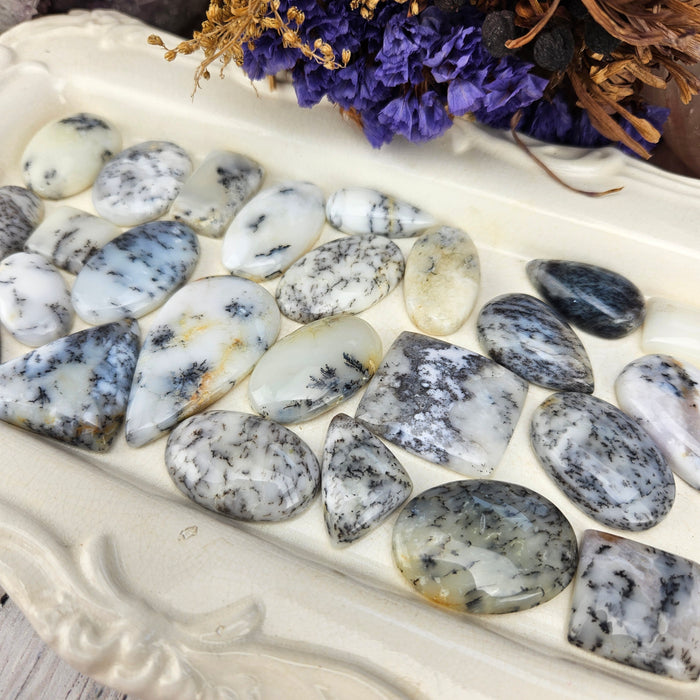 Dendritic Opal Cabochons