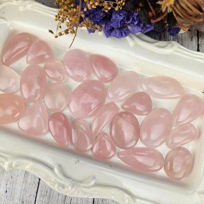 Rose Quartz Cabochons