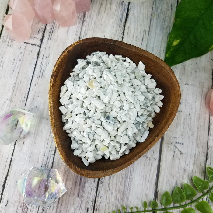 Howlite Chips, 50 gram bags