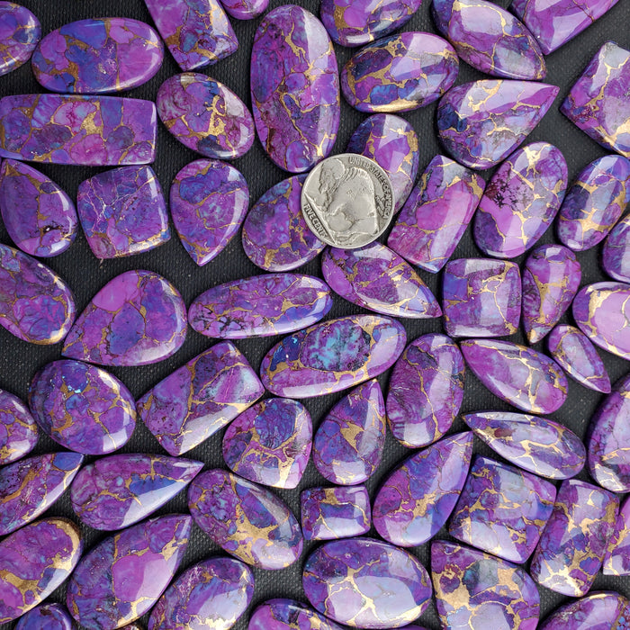 Purple Mojave Turquoise Cabochons