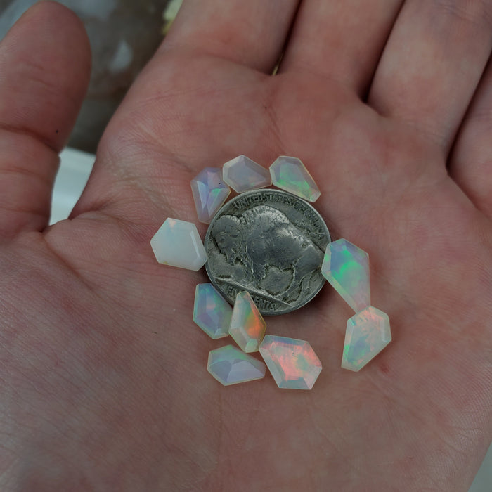 Welo Opal Coffin Facets