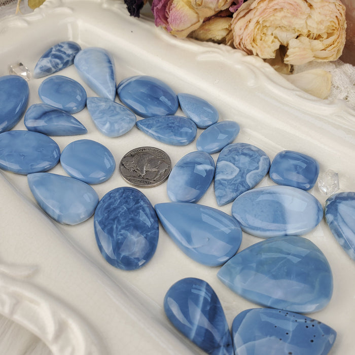 Blue Opal Cabochons