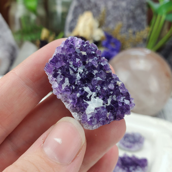 Amethyst Druzy Cabochons