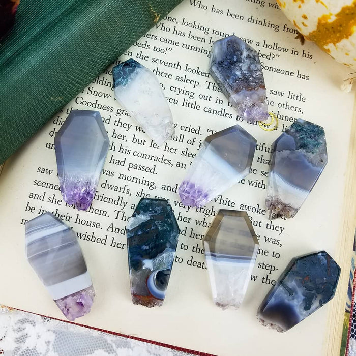 Amethyst and Agate Coffins