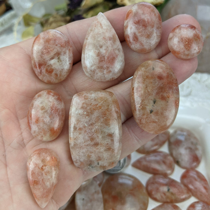 Sunstone Cabochons, second quality