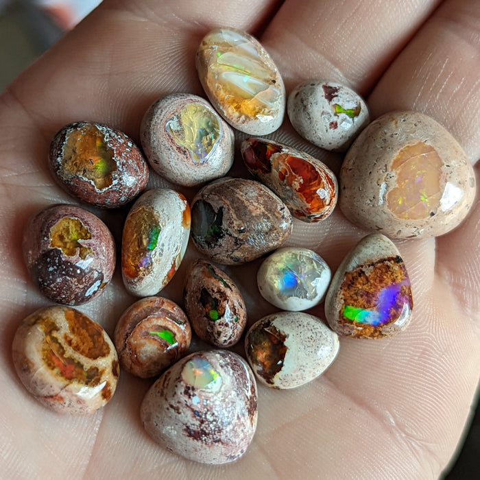 Mexican Fire Opal Cabochons