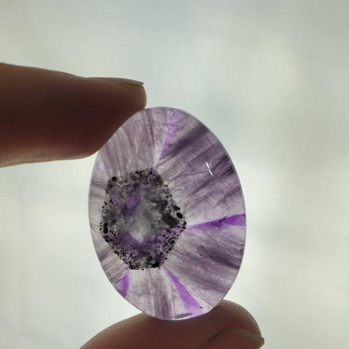 Trapiche Amethyst Cabochons