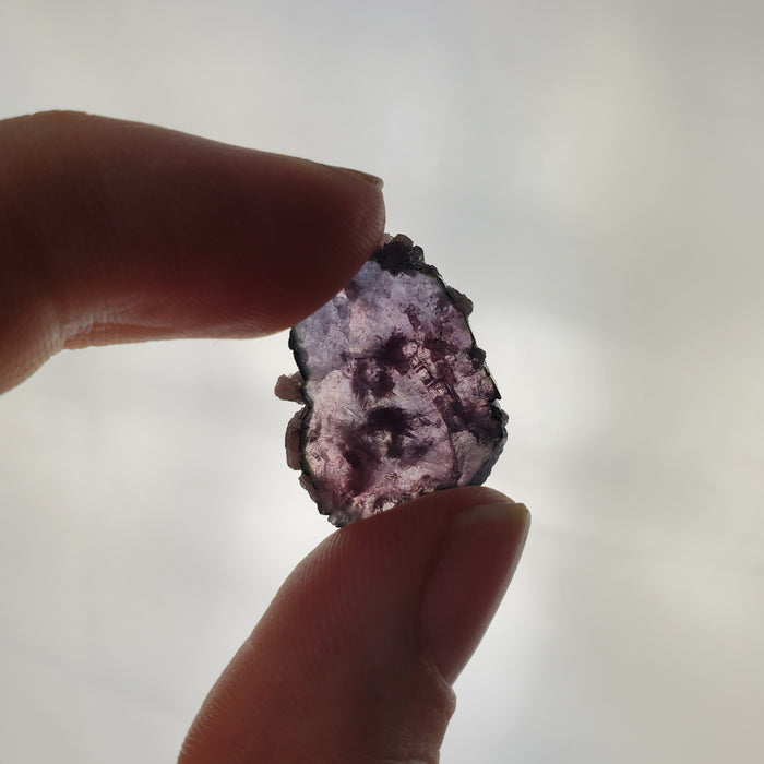 Tourmaline with Lepidolite Slices