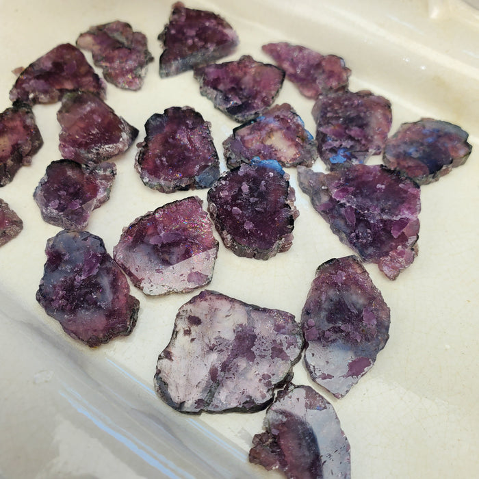 Tourmaline with Lepidolite Slices