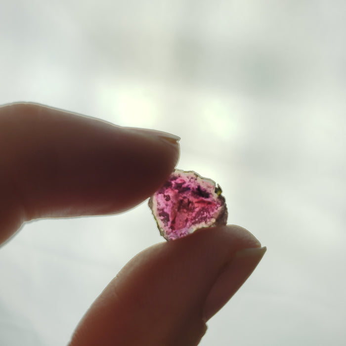 Pink Tourmaline Slices, small