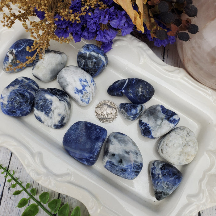 Sodalite Tumbles, 1/2kg