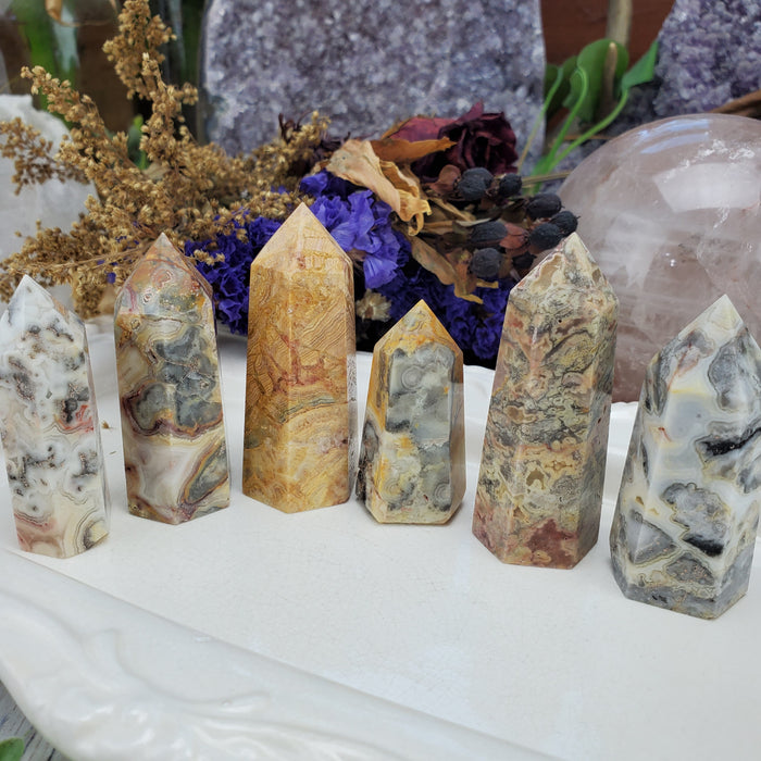 Crazy Lace Agate Towers