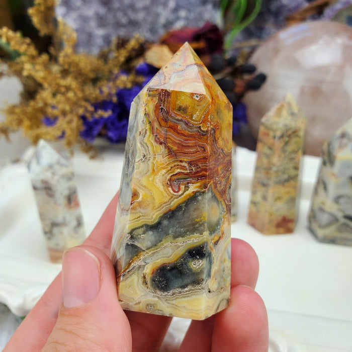 Crazy Lace Agate Towers