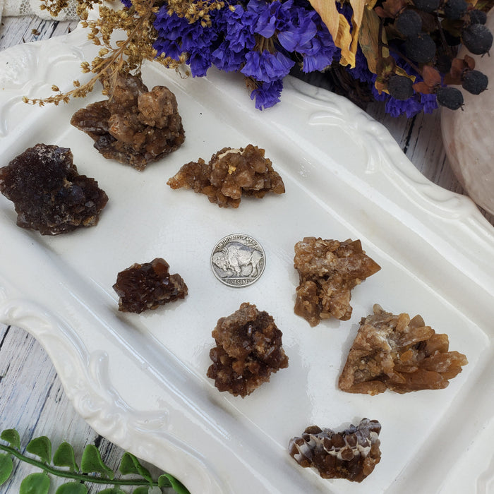 Honey Calcite Clusters