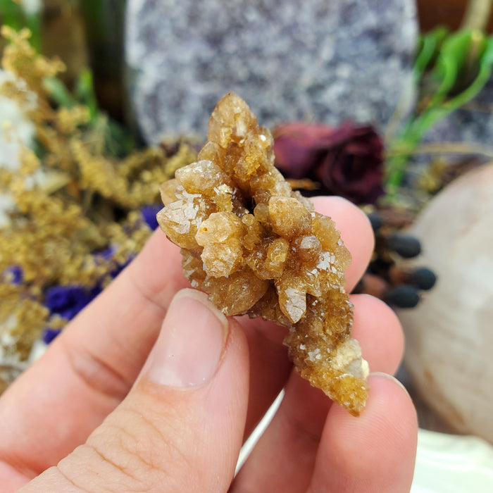 Honey Calcite Clusters