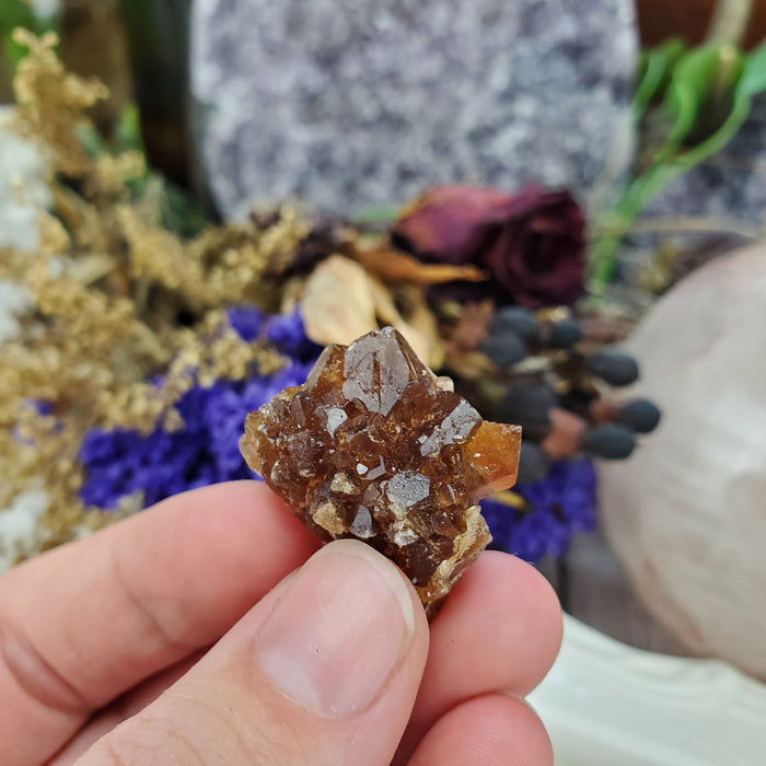 Honey Calcite Clusters