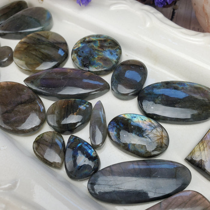 Purple Labradorite Cabochons