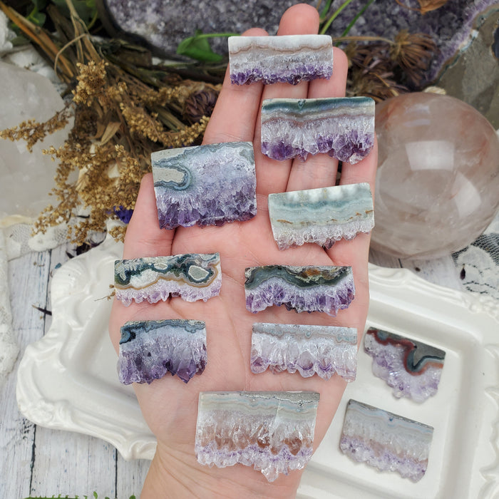 Uruguay Amethyst Agate Long Slices