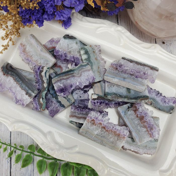 Uruguay Amethyst Agate Long Slices