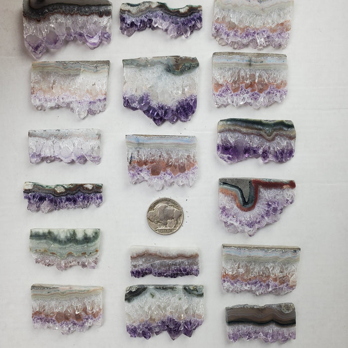 Uruguay Amethyst Agate Long Slices