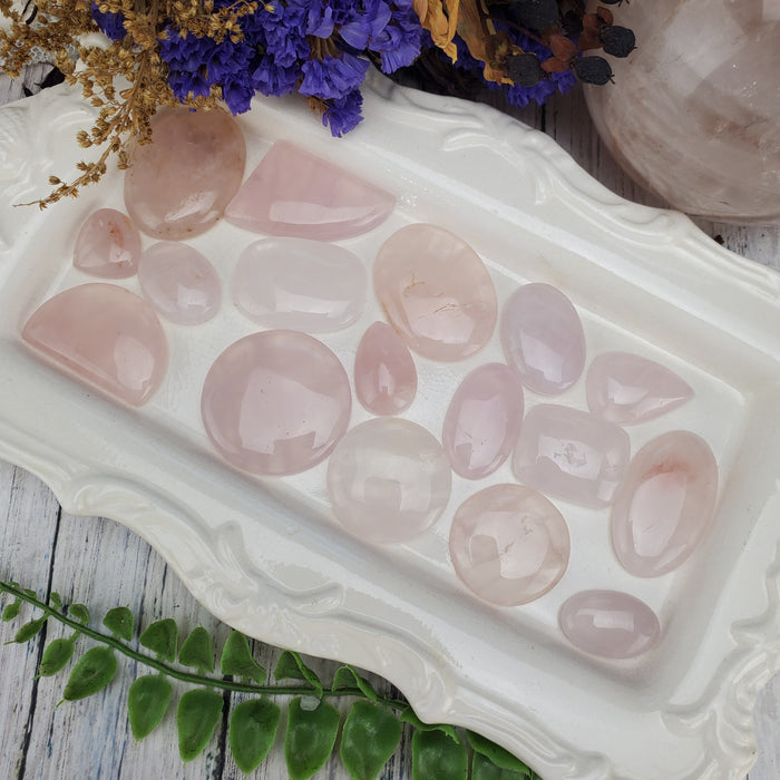 Rose Quartz Cabochons