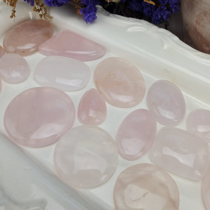 Rose Quartz Cabochons