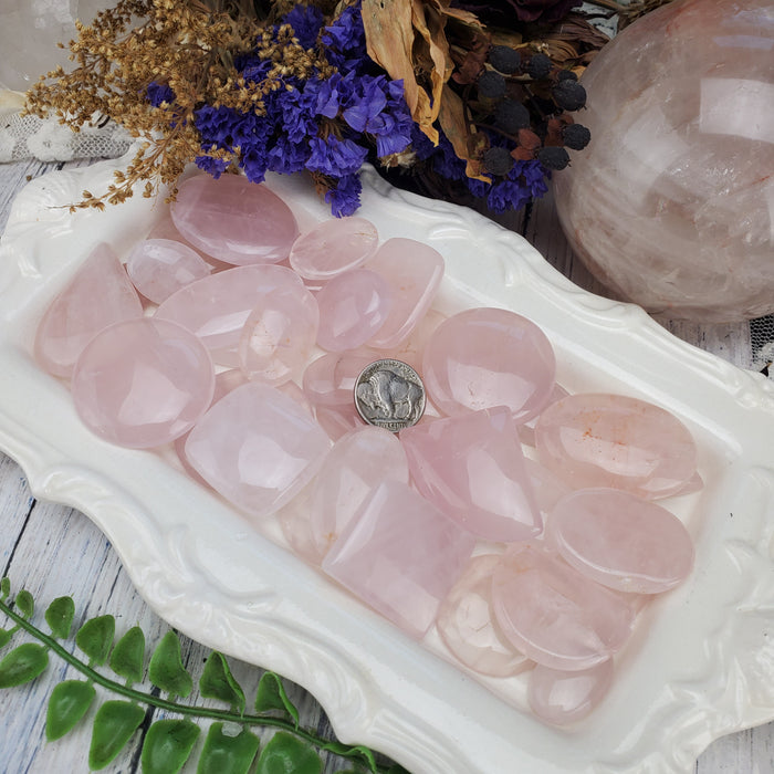 Rose Quartz Cabochons