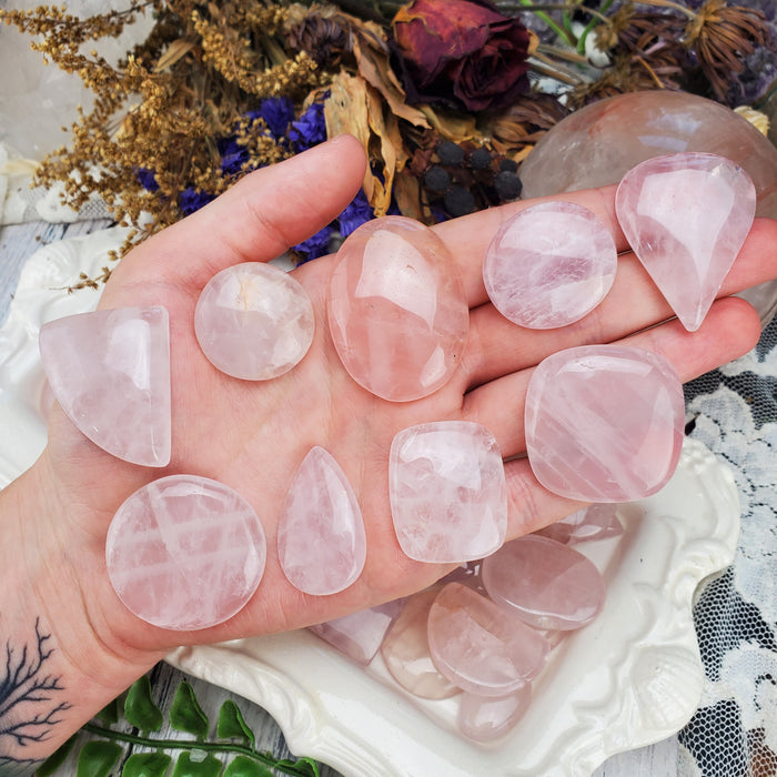 Rose Quartz Cabochons