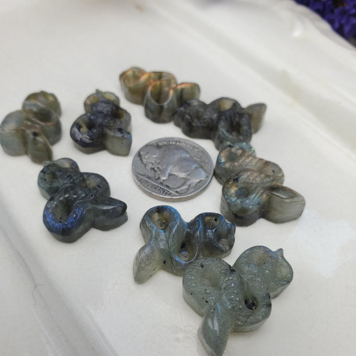 Labradorite Snakes, mini, second quality