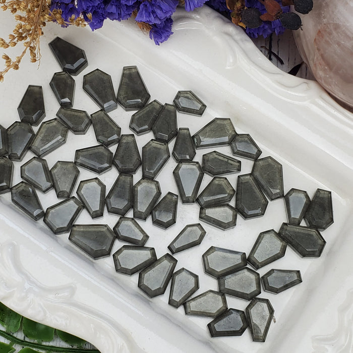 Pyrite and Quartz Doublet Coffins