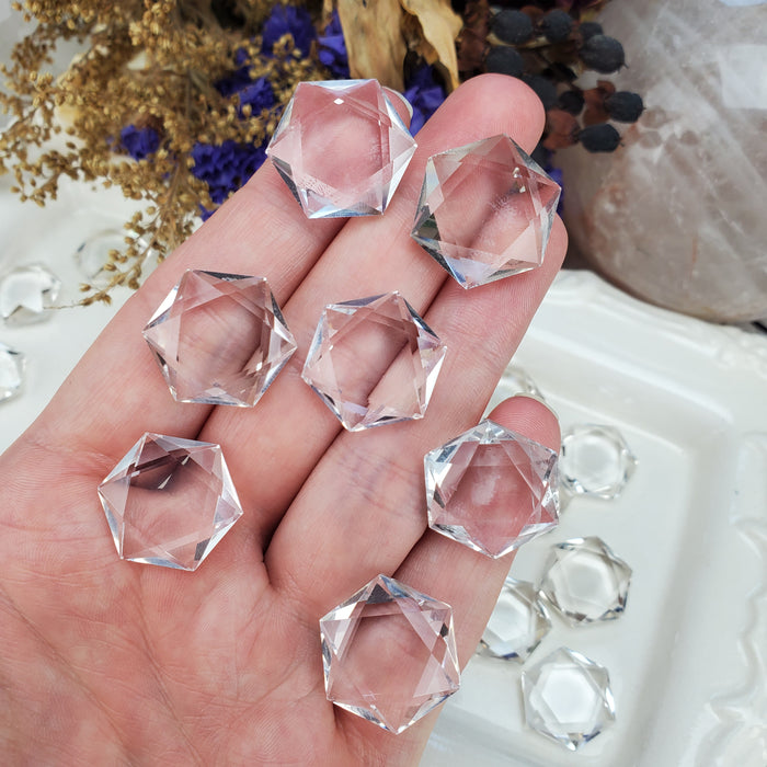 Quartz Hexagonal Coins