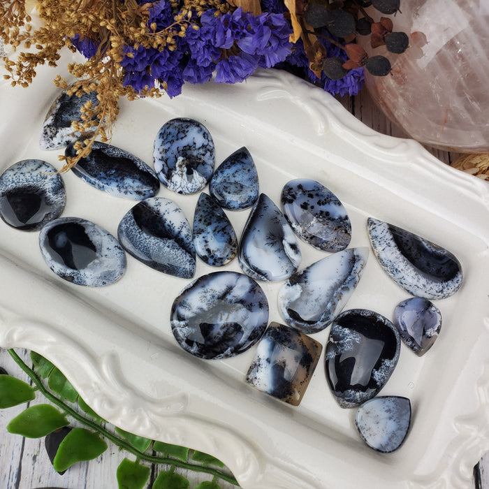 Dendritic Opal Cabochons