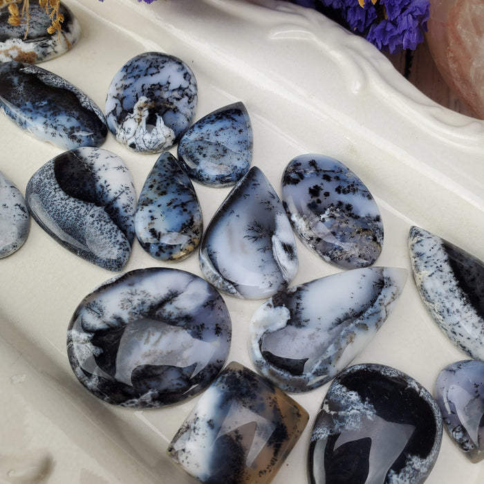 Dendritic Opal Cabochons