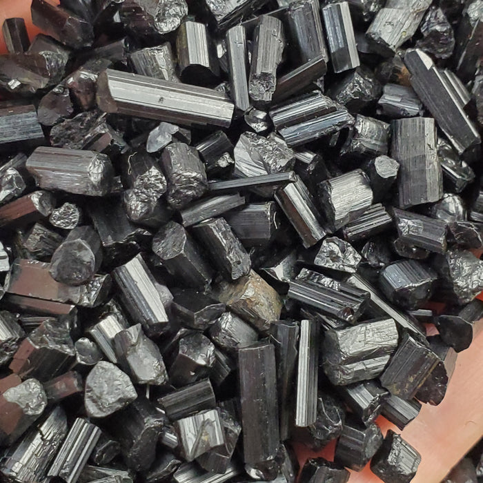 Black Tourmaline Crystals 50g bags