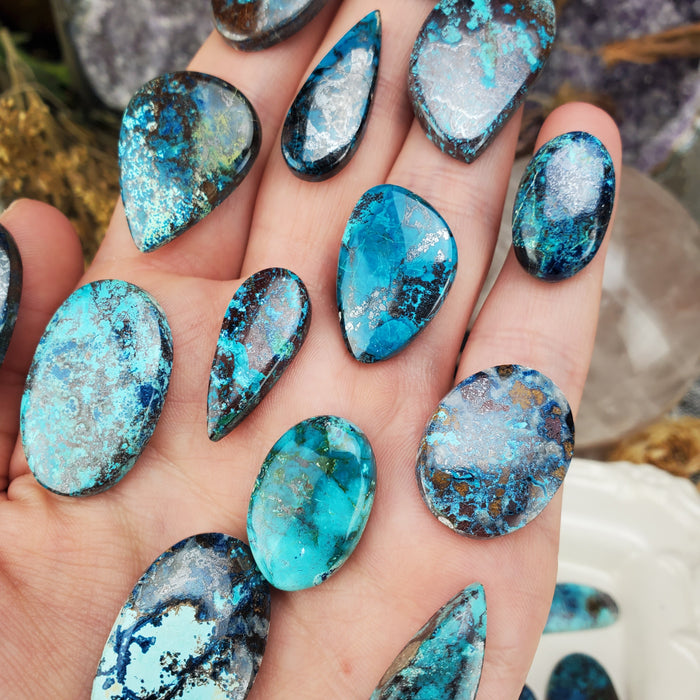 Shattuckite Cabochons