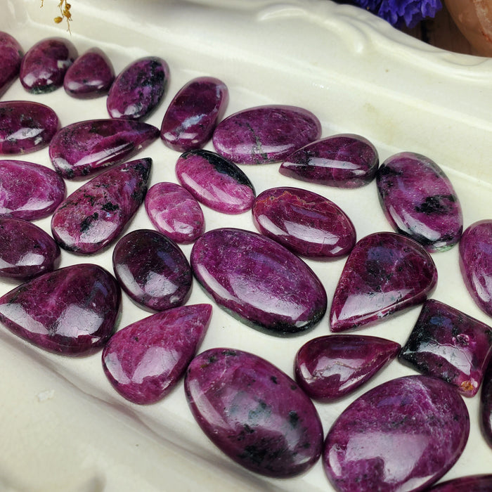 Ruby Cabochons