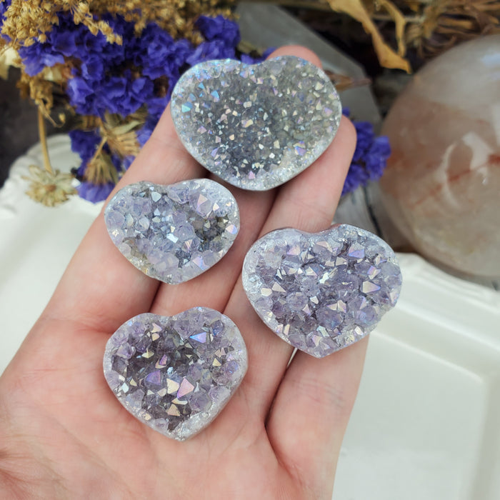 Angel Aura Uruguay Amethyst Hearts