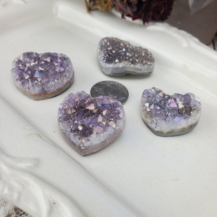 Angel Aura Uruguay Amethyst Hearts