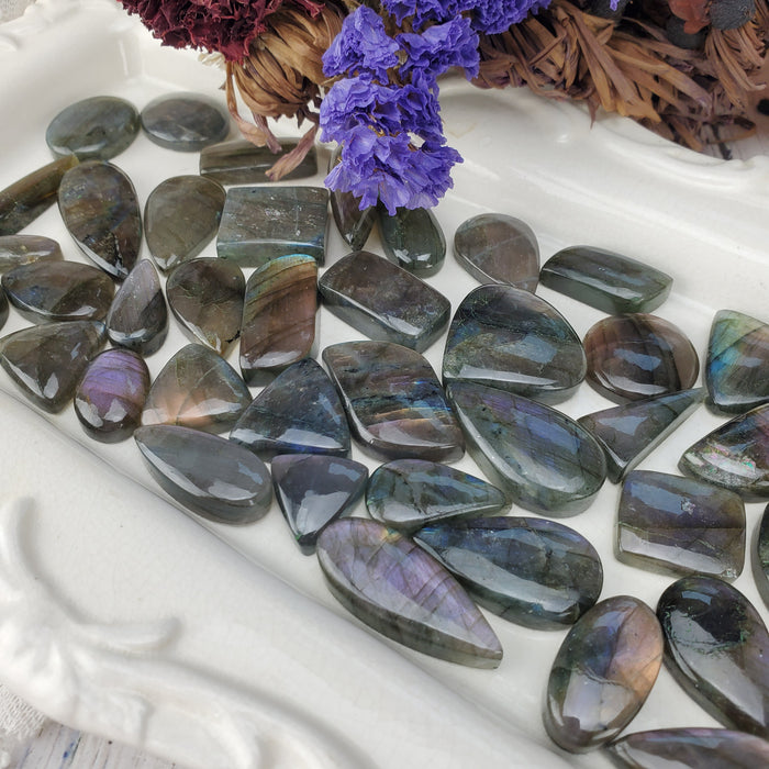 Labradorite Cabochons, small