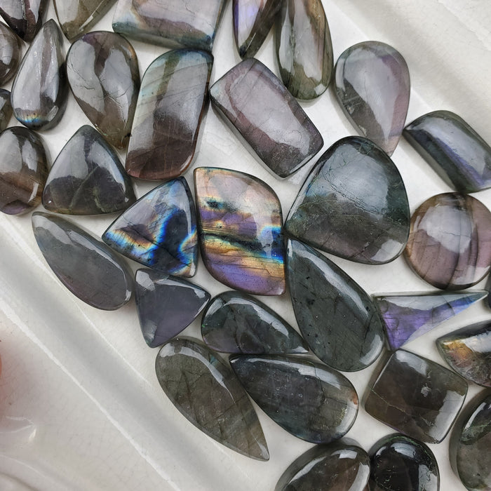 Labradorite Cabochons, small