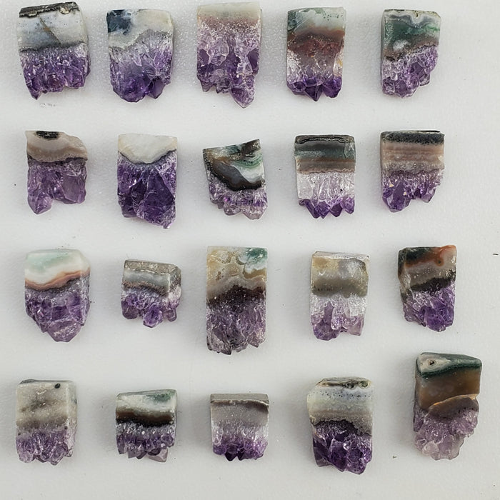 Uruguay Amethyst Agate Square Slices