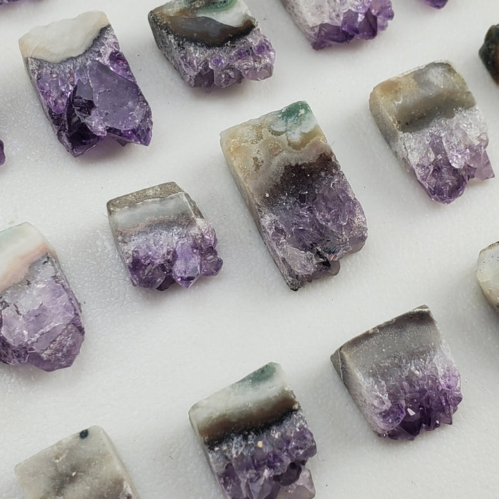 Uruguay Amethyst Agate Square Slices