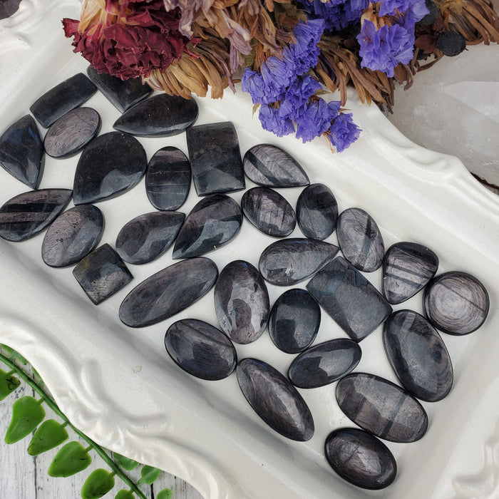 Hypersthene Cabochons, mixed quality