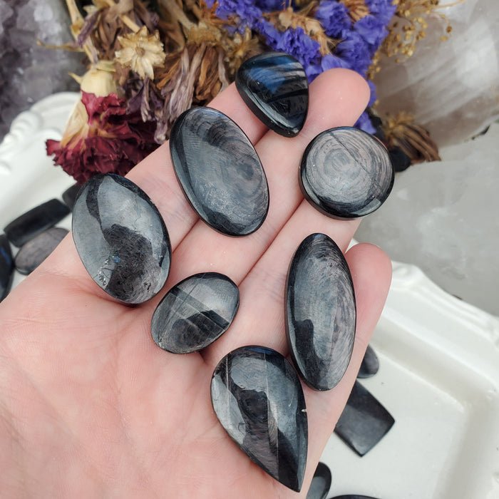 Hypersthene Cabochons, mixed quality